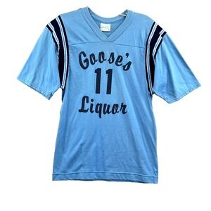 Vintage Gator Athletics Jersey Men Medium Goose's 11 Liquor USA Made Graphic Tee